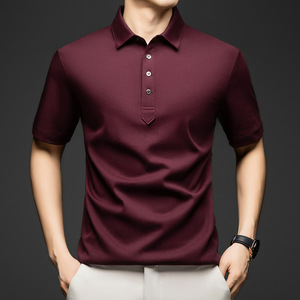 Camisa <span class=keywords><strong>Polo</strong></span> de Manga Corta para Hombre, Estilo Casual de Negocios, Abotonada, Cuello Camisero de Verano, Personalizada con Estampado para Hombre - Product Image 2