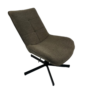 Hoge Kwaliteit Roterende Lounge Stoel Zachte Kussens Opvouwbare Fauteuil En Verstelbare Stof Roteren Accent Stoel Met Poef - Product Image 2
