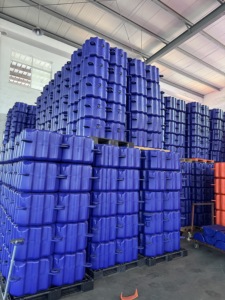 HDPE plástico Ponton barco flotante muelle bloques Modular plataforma marina para puente pasarela muelle Marina mar aplicaciones parachoques - Product Image 3