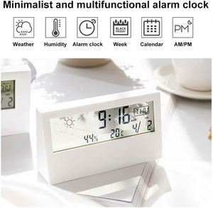 Nuevo Reloj Despertador Multifuncional con Luz Nocturna Digital Inteligente, Regalo para Niños con Logotipo Personalizado - Product Image 4