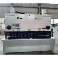 Cisaille hydraulique CNC QC11K-16/2500 pour la découpe de tôles métalliques et la fabrication de plaques d'acier