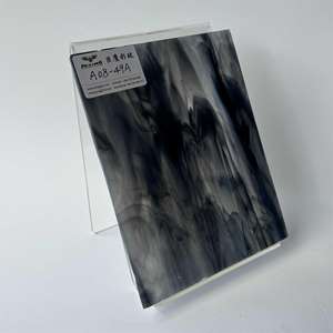 Vitrail gris bleu <span class=keywords><strong>d</strong></span>élicat et opaque de qualité supérieure de l'usine Juying pour panneau mural, film pour fenêtre, lampe Tiffany - Product Image 3