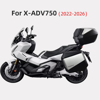 Ensemble de bagages 3 pièces pour motos, avec support de fixation sans dommage pour top-case, sacoches latérales et arrière, pour Honda XADV750