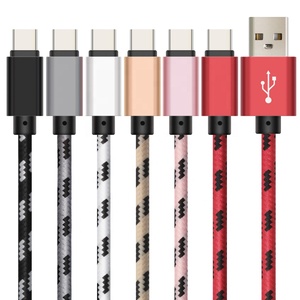 Cable USB de carga rápida tipo C de nailon, Cable de datos corto de 25cm, USB-C, para Xiaomi, <span class=keywords><strong>Redmi</strong></span>, Samsung, Galaxy S9 - Product Image 6