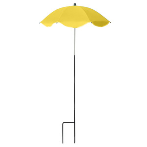 Sombrilla de exterior personalizada para <span class=keywords><strong>Amazon</strong></span>, sombrilla con revestimiento plateado para protección de plantas de jardín, sombrilla de protección solar con inserto en el suelo - Product Image 5