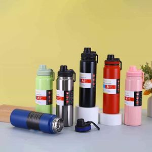 Botella Deportiva de Acero Inoxidable con Aislamiento al Vacío para Senderismo, Montañismo, Ciclismo y Viajes - Product Image 1