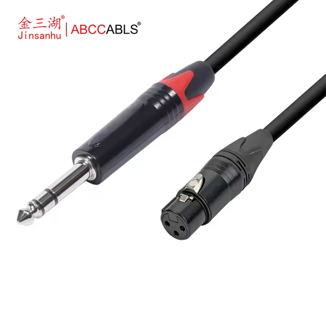 1/4 6.35mm TRS to XLR Female Stereo Audio Balanced Cable Cord Compatible with Microphone, Mixer, Speakers, DJ, Guitar