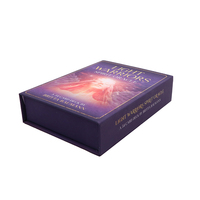 Boîte de cartes de tarot oracle à rabat magnétique avec impression personnalisée