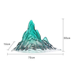 Miniature Rocaille Paysagère Micro-landscape Accessoires Jardin Zen <span class=keywords><strong>Figurines</strong></span> de Montagne en Résine Peintes à la Main Ornements Noël Remise de Diplôme - Product Image 3