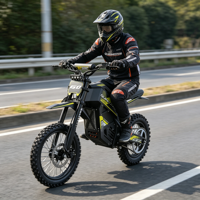 Moto tout-terrain électrique certifiée 3500W à moteur central, style Surron, vitesse 40 MPH, livraison rapide depuis les États-Unis, l'UE, le Royaume-Uni et le Canada