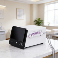 Máquina Facial Portátil de Electroporación y Mesoterapia, Inyección de Agua a Alta Presión para Limpiar la Piel, Hidratación con Agua Ligera