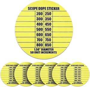Phạm vi DOPE sticker có thể ghi có thể tháo rời tự dính nhãn cho dài-phạm vi chụp Rifle - Product Image 4