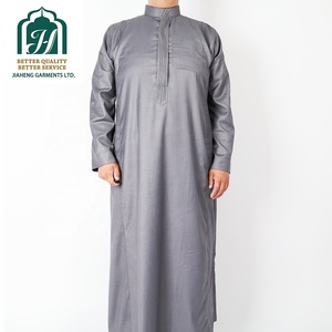 Dubai Al Asel Thobe uomini Thawb uomini musulmani caftano Thobe e pantaloni medio oriente 6 colori Mens e ragazzi adulti - Product Image 2
