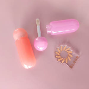 Tùy Chỉnh Nhựa Vòng Dễ Thương 5Ml K-Vẻ Đẹp Phát Sáng Tint Rỗng Lớn Bàn Chải <span class=keywords><strong>Lip</strong></span> Gloss <span class=keywords><strong>Lip</strong></span> Dầu Vít Cap Ống Mỹ Phẩm Bao Bì - Product Image 4