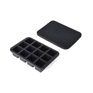 Hot Seller Food Grade Easy Release <b>Silicone</b> Molds 12 Stackable Durable Ice Cube <b>Tray</b> With Lid - Product Image 2