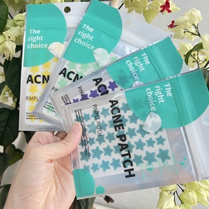 Patch anti-acné hydrocolloïde en forme d'étoile OEM/ODM, sac bleu portable de qualité supérieure, commande en gros, marque privée, beauté à base de plantes - Product Image 4