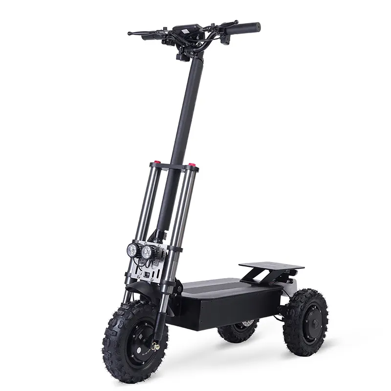 60V katlanabilir güçlü 3*1200W motor kapalı yol 3 tekerlekli elektrikli scooter