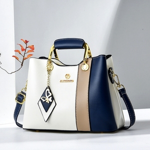 Die neue Farbblock-Tasche für Frauen mittleren Alters 2025 ist eine vielseitige und lässige Unterarmtasche, eine stilvolle Mama-Tasche. - Product Image 2