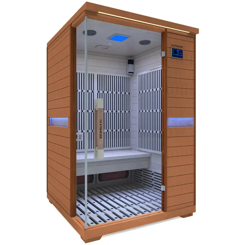 Sauna vapeur portable de grande taille, 1200x1050x1900mm, accessoires pour CD/RADIO/MP3, en vente