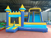 Château gonflable d'extérieur pour enfants, toboggan gonflable domestique en PVC, vente en gros directe usine