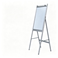 Tableau blanc de tableau blanc magnétique double face relié par bureau