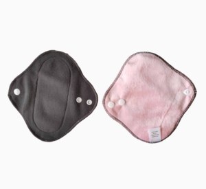 THX Serviettes hygiéniques lavables <span class=keywords><strong>pas</strong></span> chères en tissu antidérapant, protège-slips réutilisables en tissu minky imperméable, doux et respirant - Product Image 4