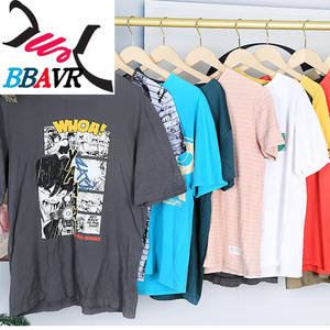 Camisetas Usadas Vintage Gracer al por Mayor para Hombre, Poliéster/Algodón, Verano, Todas las Tallas, Ropa en Stock, Estilos Variados, Ropa de Segunda Mano - Product Image 5
