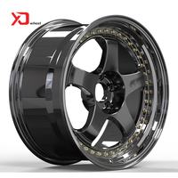 Jantes forgées RCSR en 2 pièces 17 19 20 21 5*114.3 5*100, jantes en alliage neuves pour voitures particulières, pour WRX S15 G35 G37