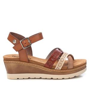 Sandales compensées en cuir pour femme Refresh 172682 – Chaussures confortables - Product Image 1