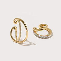 LOZRUNVE 925 Sterling Silber Ohrklemmen-Set