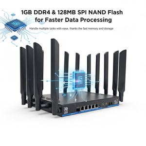 Mới nhất wifi7e Router mt7988av Modem LTE 1.8G Hz nhanh ổn định mạng không dây 2.5Gbps WAN Port 5G Wifi Router với khe cắm thẻ Sim - Product Image 6