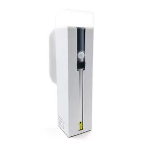 Lanterna portátil de alumínio qi design 2 em 1, luz noturna multifuncional com luz led para quarto, escada, sensor de movimento, para áreas internas