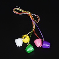 Mini boîte à dents de bébé, boîte de dentisterie en plastique multicolore, rangement dentaire, dents de bébé, vente en gros, 10 pièces