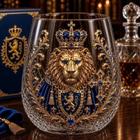 Tasse en verre personnalisée 2026 Nouveau Lion Grande ouverture Tasse à café Tasse à lait Verre borosilicate de haute qualité