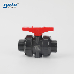 Chất lượng cao DN20 đôi Công Đoàn bóng van tối màu xám uPVC cho các ứng dụng nước trực tiếp OEM của nhà sản xuất hướng dẫn sử dụng bóng van - Product Image 6