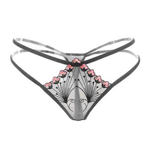 Doorschijnend Wit Kant Sexy <span class=keywords><strong>2</strong></span>-delige Transparante Lingerie Bh Panty Set - Product Image 1