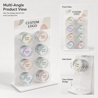 Étagères et présentoirs en acrylique personnalisés pour les sachets de snus et les accessoires de magasin