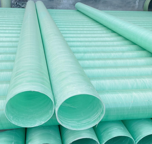 DN32 Glasvezelversterkte kunststof (GFK) mortelpijpen voor ondergrondse drainage/rioolleidingen, aanpasbare lengte, 450 psi, snijbaar - Product Image 2