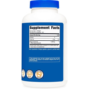 Aceite de Grosella Negra OEM 1000mg 120 Cápsulas Blandas, Ácidos Grasos Esenciales Prensados en Frío, Aclarante de Piel, Natural - Product Image 2