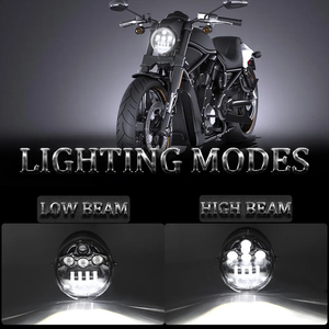 Faro delantero de luz Led para motocicleta personalizado de haz alto para Vrsc Vrsca Vrscaw <span class=keywords><strong>V</strong></span>-<span class=keywords><strong>Rod</strong></span> Muscle <span class=keywords><strong>V</strong></span>-<span class=keywords><strong>Rod</strong></span> Street <span class=keywords><strong>Rod</strong></span> - Product Image 2