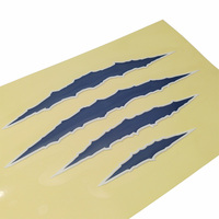 Patchs décoratifs personnalisés en TPU en forme de pattes d'animaux qui peuvent émettre de la lumière luminescente sur les vêtements