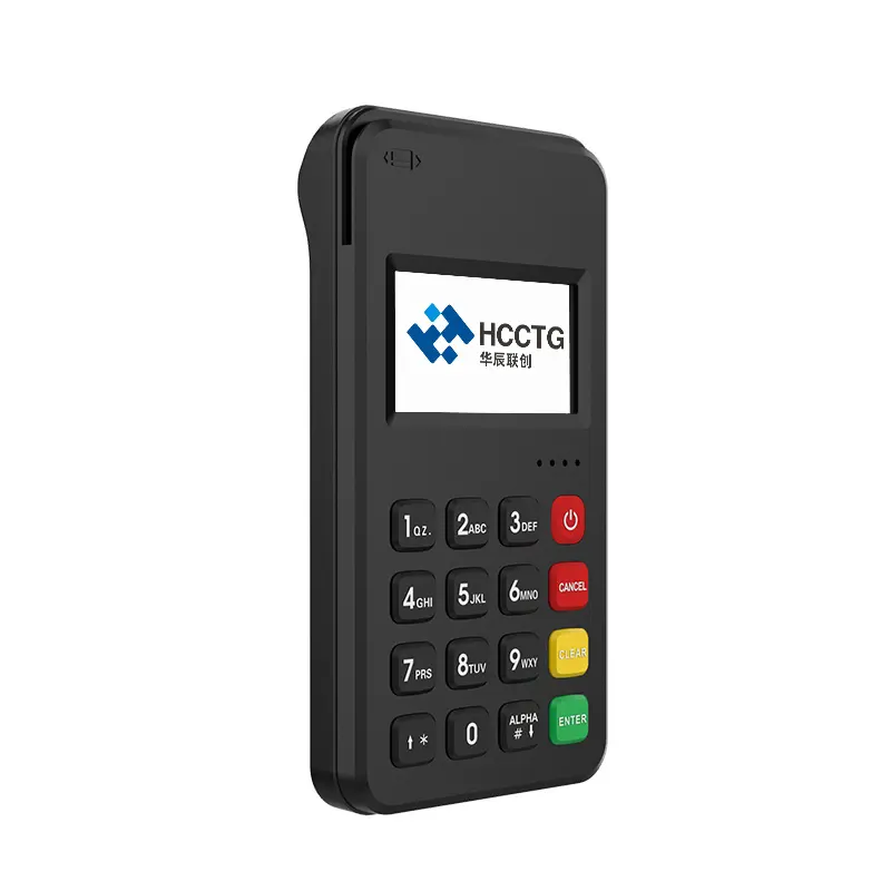 Terminal de pagamento mpos portátil barato, suporte de cartão magnético ic nfc card m6 plus