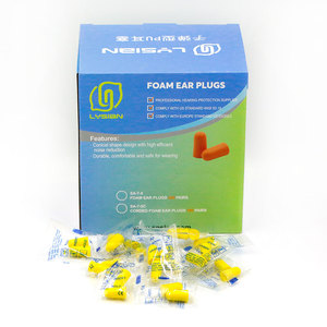 Bán buôn dùng một lần ngủ 38dB CE giảm tiếng ồn bảo vệ thính giác Nút Tai Bọt Tai cắm - Product Image 2
