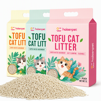 Litière pour chat biodégradable au tofu, super absorbante, jetable dans les toilettes, contrôle des odeurs, sans poussière, charbon actif, sable pour animaux de compagnie pour chatons
