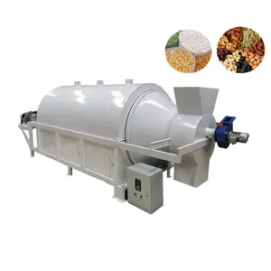 Multifunctional grain drum dryer wheat bran and rice husk beer barley rind pellet fodder drying machine