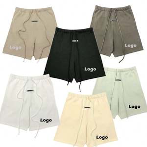 กางเกงวอร์มขาสั้นผู้ชาย FG300 สไตล์สตรีทแฟชั่น ผ้าฝ้ายผสม ทรงจ็อกเกอร์ ขายดีประจำฤดูร้อน กางเกงวิ่ง FOG ขาสั้น มีเชือกผูก - Product Image 1