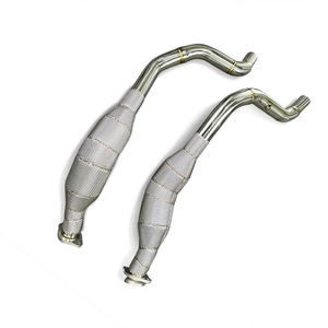 Downpipe de performance SS304 avec protection thermique pour Range Rover Sport <span class=keywords><strong>SVR</strong></span> 2018-2022 5.0L V8, échappement de course à haut débit - Product Image 6