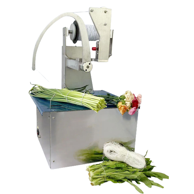 Automatic Rose Flower Bundling Machine with Elastic Rope Vegetables Flowers Strapping Machine Flower Bouquet Tying Machine