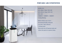 Climatiseur portable 4 en 1 de 12 000 BTU avec fonction déshumidificateur, unité de climatisation intelligente Wifi pour la maison