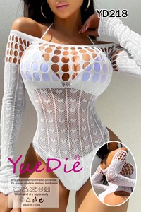 Body Stocking Ajouré Lingerie <span class=keywords><strong>Sexy</strong></span> pour Femme Robes de Nuit <span class=keywords><strong>Sexy</strong></span> pour Femmes en <span class=keywords><strong>Bd</strong></span> - Product Image 4